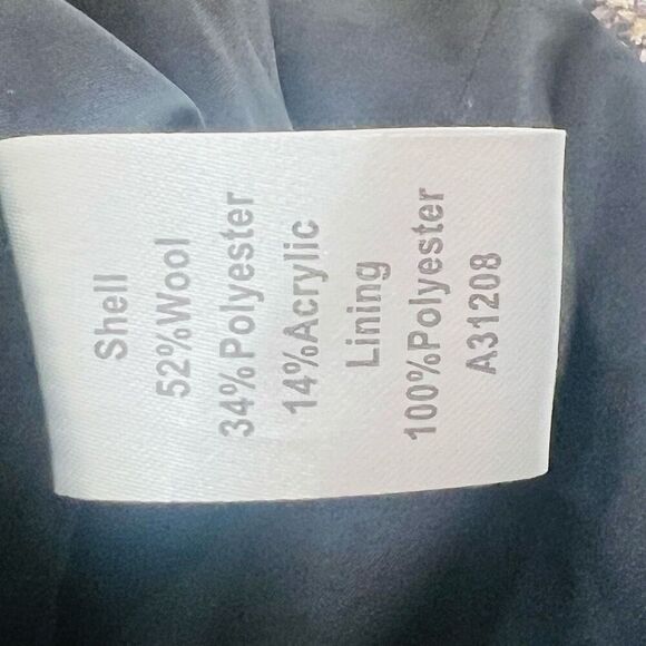 Appleseed's Womens Multicolor Full Zip Wool Blend Tweed Blazer Jacket Size 14 - Picture 5 of 6